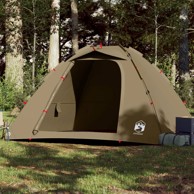 Šator za ribolov za 4 osobe, 262 x 254 x 172 cm, maslinastozelena