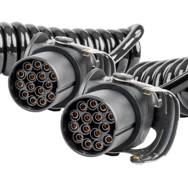 AMIO Rastezljivi kabel TIR 2×15 PIN, 5 m, 24 V, AMIO-04382