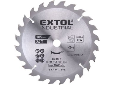 EXTOL INDUSTRIAL List kružne pile 8791826A 185 mm 24T