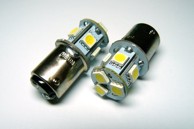 HSUN LED brodska žarulja BA15D SMDx8 12V