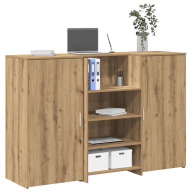 Radni stol 155x50x103,5 cm od konstruiranog drva, hrast artisan