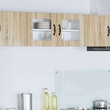 Zidni kuhinjski ormarić s policom 80 x 31 x 40 cm, sonoma hrast