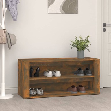 Stalak za cipele, 100 x 35 x 45 cm, konstruirano drvo, beton