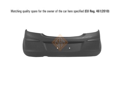 ISAM Zadnji branik Opel Corsa D 3 vrata