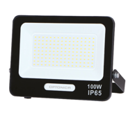 OPTONICA LED reflektor, 100W, 6000K, crni