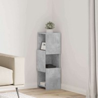 Kutni ormarić 25,5×25×80 cm konstruirano drvo, bijeli