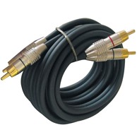 DYNAVOX Audio kabel, 2 x RCA na 2 x RCA, 6 m, crni