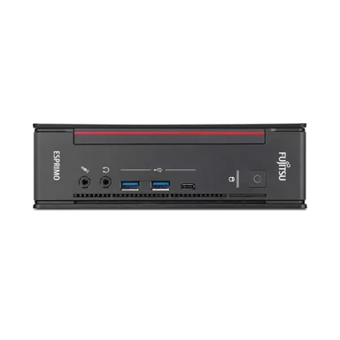 FUJITSU Stolno računalo Esprimo Q958 / Intel Core i5 9500T, 8 GB RAM, 256 GB SSD, Intel UHD Graphics, Windows 11 Pro, crni (obnovljen)