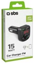 SBS Auto punjač/FM odašiljač TECARFM2USB, 15 W