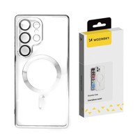 Wozinsky Electroplated Case kućište s MagSafe za Samsung Galaxy S25+, srebrno