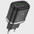 HOCO Zidni punjač N3, USB A, QC3.0, 3A, 18W, crni