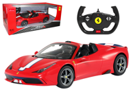 Auto na daljinsko upravljanje Ferrari 458 Speciale Rastar, crveni, 1:14