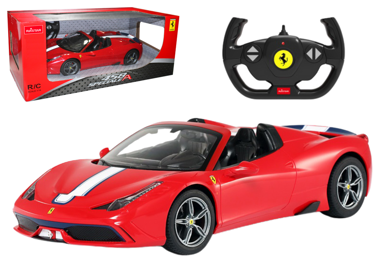 Auto na daljinsko upravljanje Ferrari 458 Speciale Rastar, crveni, 1:14