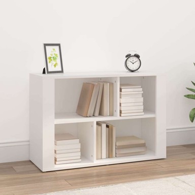 Komoda bijela 80 x 30 x 54 cm od konstruiranog drva , bijela