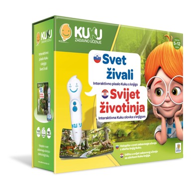 KUKU Interaktivna knjiga s olovkom, Svijet životinja, 52545