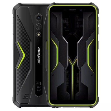 ULEFONE Armor X12 Pro, 4 GB/64 GB, crna i zelena, bez punjača