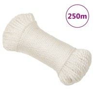 Radno uže bijelo 8 mm 250 m od polipropilena