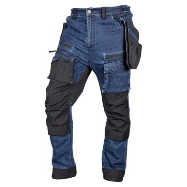 Traper Radne hlače, odvojivi džepovi za futrole, ojačanja Cordura, veličina XS, tamnoplava