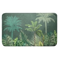 DOUCEUR D'INTÉRIEUR Zelena kupaonska prostirka 45x75 cm Vagabonde