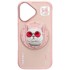 Nimmy Glasses Cool Cat MagSafe maskica za iPhone 16, roza