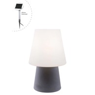 8SEASONS Solarna lampa, No. 1, 60 cm, siva