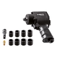 NEO TOOLS Pneumatski udarni odvijač 12-022, crni