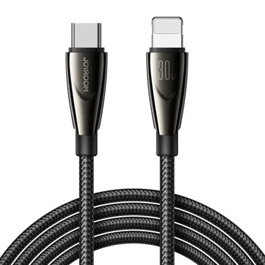 JOYROOM Pioneer Series USB-C – Lightning kabel SA31-CL3, 30 W, 1,2 m, crni