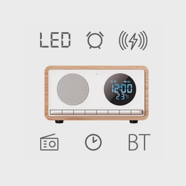 MANTA Budilica Rimini FM, BT, bijela