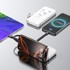 WOZINSKY W11-W Powerbank 10000 mAh 10 W s ugrađenim kabelima i svjetiljkom, bijela