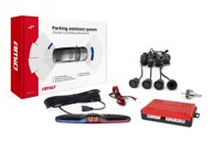 AMIO Parking senzori, 4 kom, crni, 18 mm, MAX LED zaslon, buzzer, GOLD