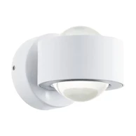 Vanjska zidna lampa, 2xLED, 3W, 900 lm, IP44, Trev, 98747, lijevani aluminij/bijelo/staklo
