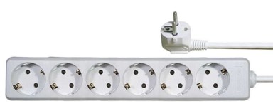 EMOS Produžni kabel šuko 2m, 6 utičnica, P0622