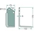 GRANIT Nož za frezku 170x132 mm LIJEVI KUHN KUH-12 l 52106400