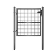 SONGMICS Vrtna vrata, 106 x 150 cm, siva