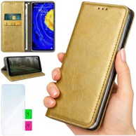 BLUEMOON Preklopna maskica za Oppo A80 5G, zlatna