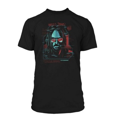 JINX Majica Cyberpunk 2077 Digital Ghost, premium, crna, L