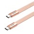 TB Kabel USB-C na USB-C 1 m, plosnati, boja breskve