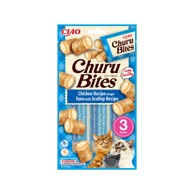 CIAO Poslastica za mačke Churu Bites rolice, piletina, tuna i školjke, 3x10 g