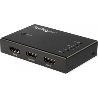 STARTECH HDMI/DisplayPort preklopnik VS421HDDP, 4-portni, 3 x HDMI + 1 x DisplayPort, 4K