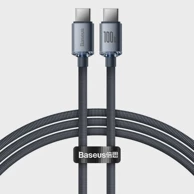 BASEUS Kabel tip C na tip C, 100 W, CAJY000601, 120 cm, crni