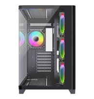 BIT FORCE Gaming kućište CUBE ARGB-TGC-PWM4, Midi Tower ATX, crno