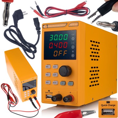 ROSFIX Laboratorijsko napajanje Ampforce Rafep-3210, 0–32 V, 10 A, 300 W, LCD, 150 x 80 x 230 mm