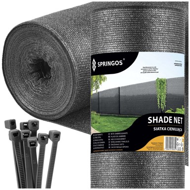 SPRINGOS Mreža za sjenu 1,7x10 m, 185 gsm