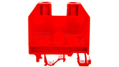 Navojni spojnik za šinu 10 mm² VS 10 PA+, crveni