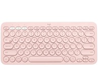 LOGITECH Tipkovnica K380, roza, BT, kompaktna