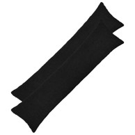 HEERLEN Presvlake za jastuke 2 kom. 40 x 145 cm, crni bouclé