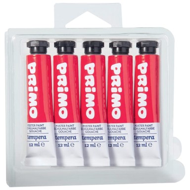 CMP Boja CMP.440TRA310 tempera 12ml pk5, crvena karmin