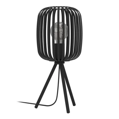 Stolna lampa Romazzina, E27, prom 225, crna