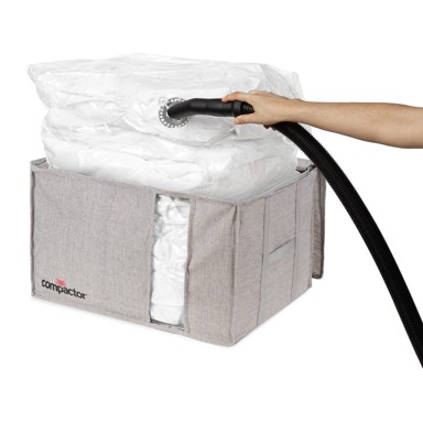 COMPACTOR Siva vakuumska kutija za pohranu Oxford, 210 l