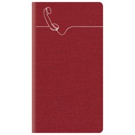 COLERE Adresar telefonski A–Z, 70 × 150 mm, bordo (E41)